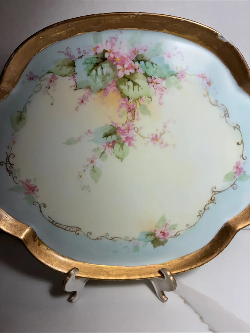 Limoges France oval porcelain